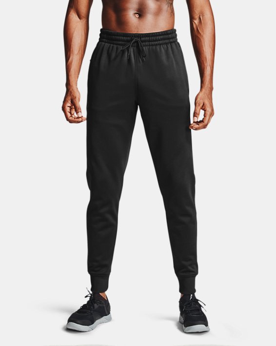 Men's Armour Fleece® Joggers, Black, pdpMainDesktop image number 0